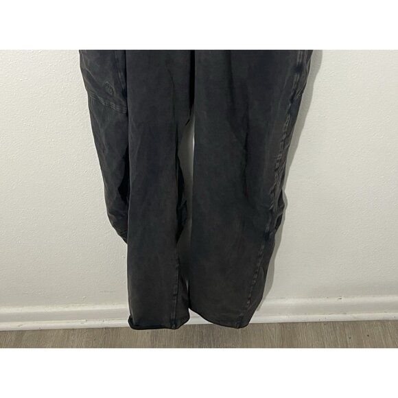 Free People Movement Hot Shot One Piece Jumpsuit In Washed Black Size Large - Picture 9 of 13